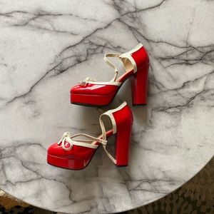 Allegra K Pin Up Heel